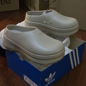 adidas Cream Mules & Clogs